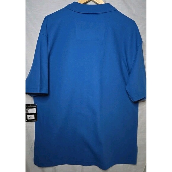 NWT Wrangler George Strait Polo Shirt Performance Fabric, Sz XL, Blue MGSK34B - Picture 5 of 10